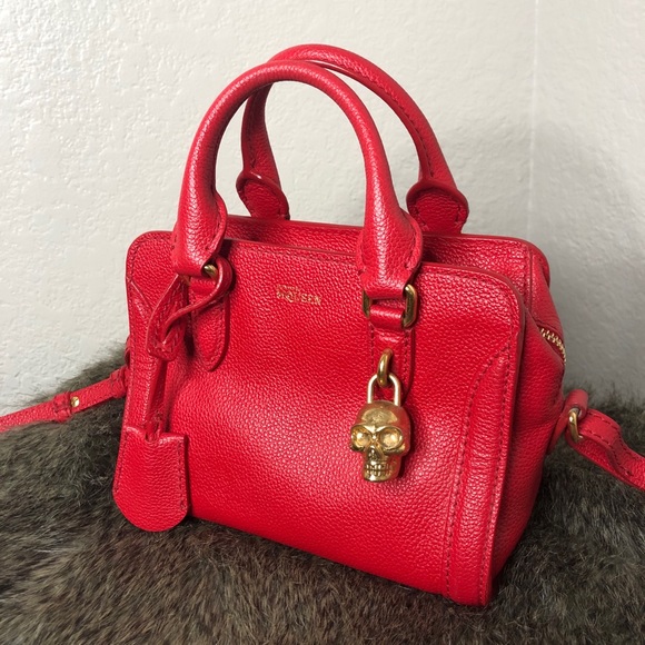 Alexander McQueen Handbags - Alexander McQueen Mini Padlock Satchel Crossbody